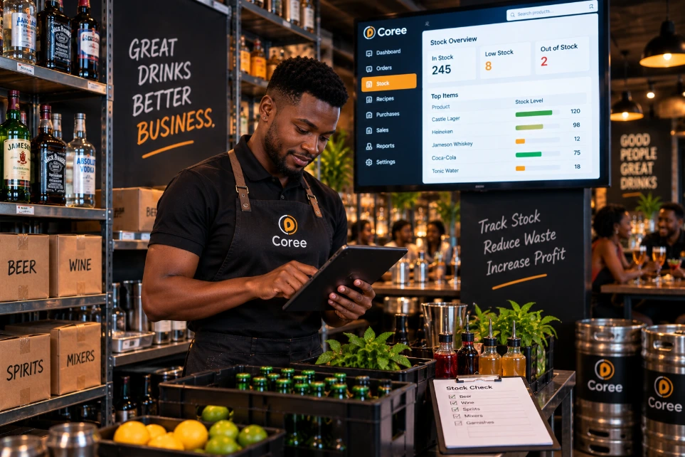 Coree Bar and Pub Operational Workflow