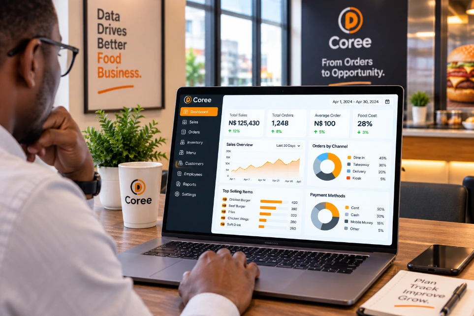 Coree Fast Food Reporting Dashboard