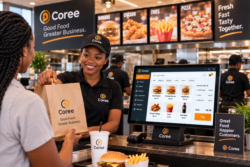 Coree Fast Food Management Dashboard
