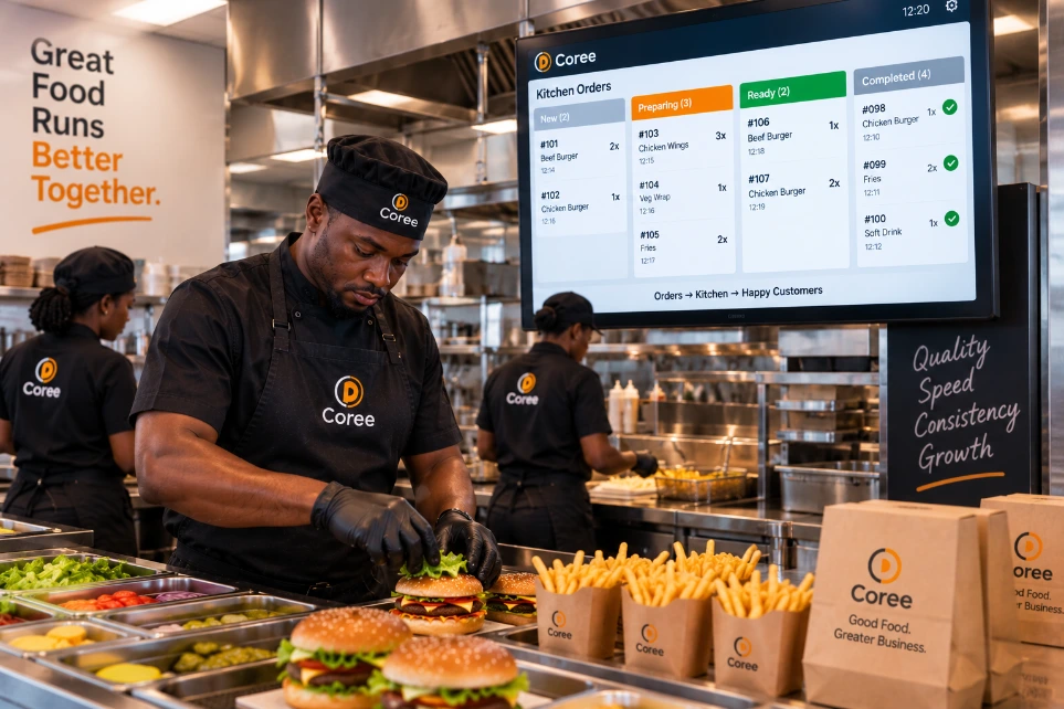 Coree Fast Food Operational Workflow