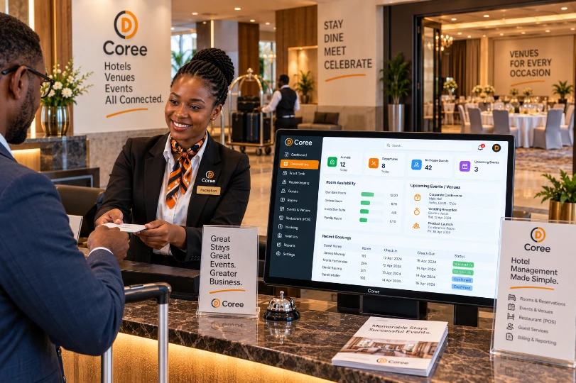 Coree Hotel Management Dashboard