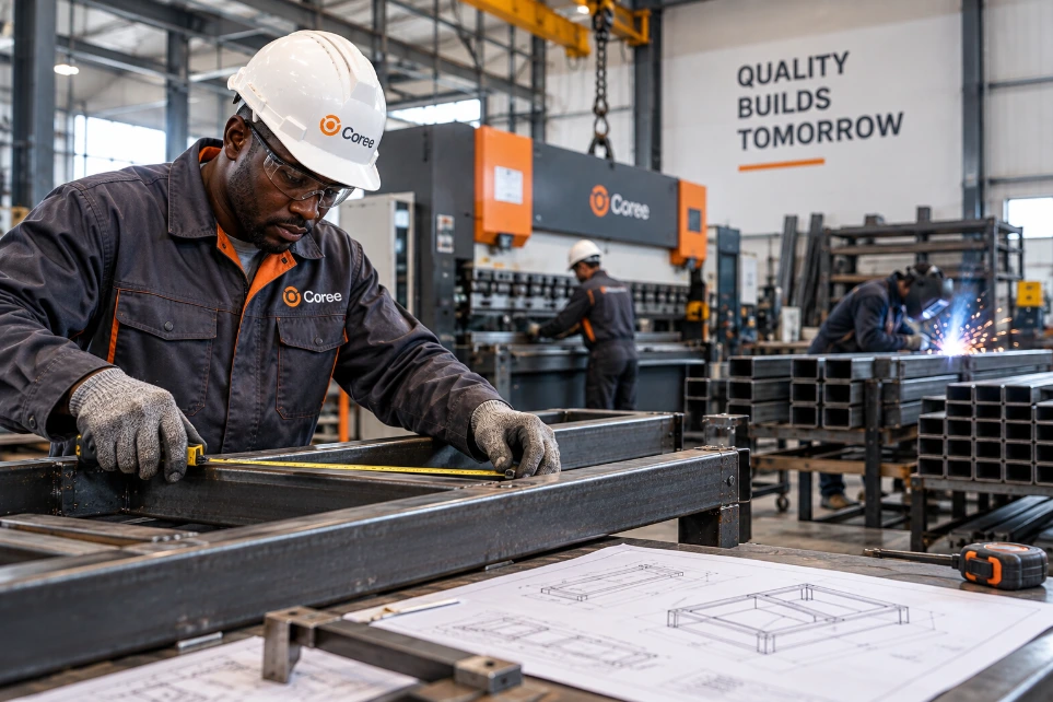 Coree Metal Fabrication Workflow